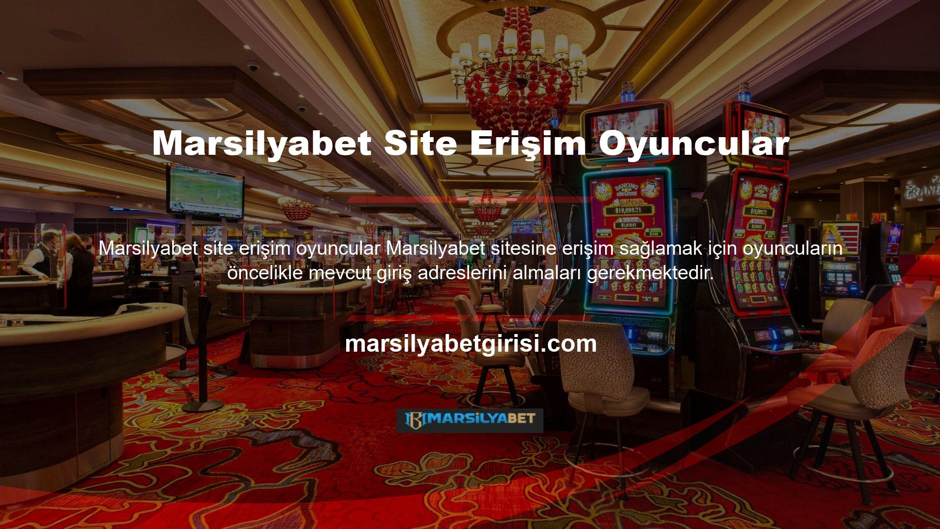 Türkiye'de çevrimiçi casino platformlarına izin verilmemektedir ve bu sitelerin adresleri, kullanıcılarının ve sitenin güvenliğini garanti altına almak amacıyla periyodik olarak değişebilir