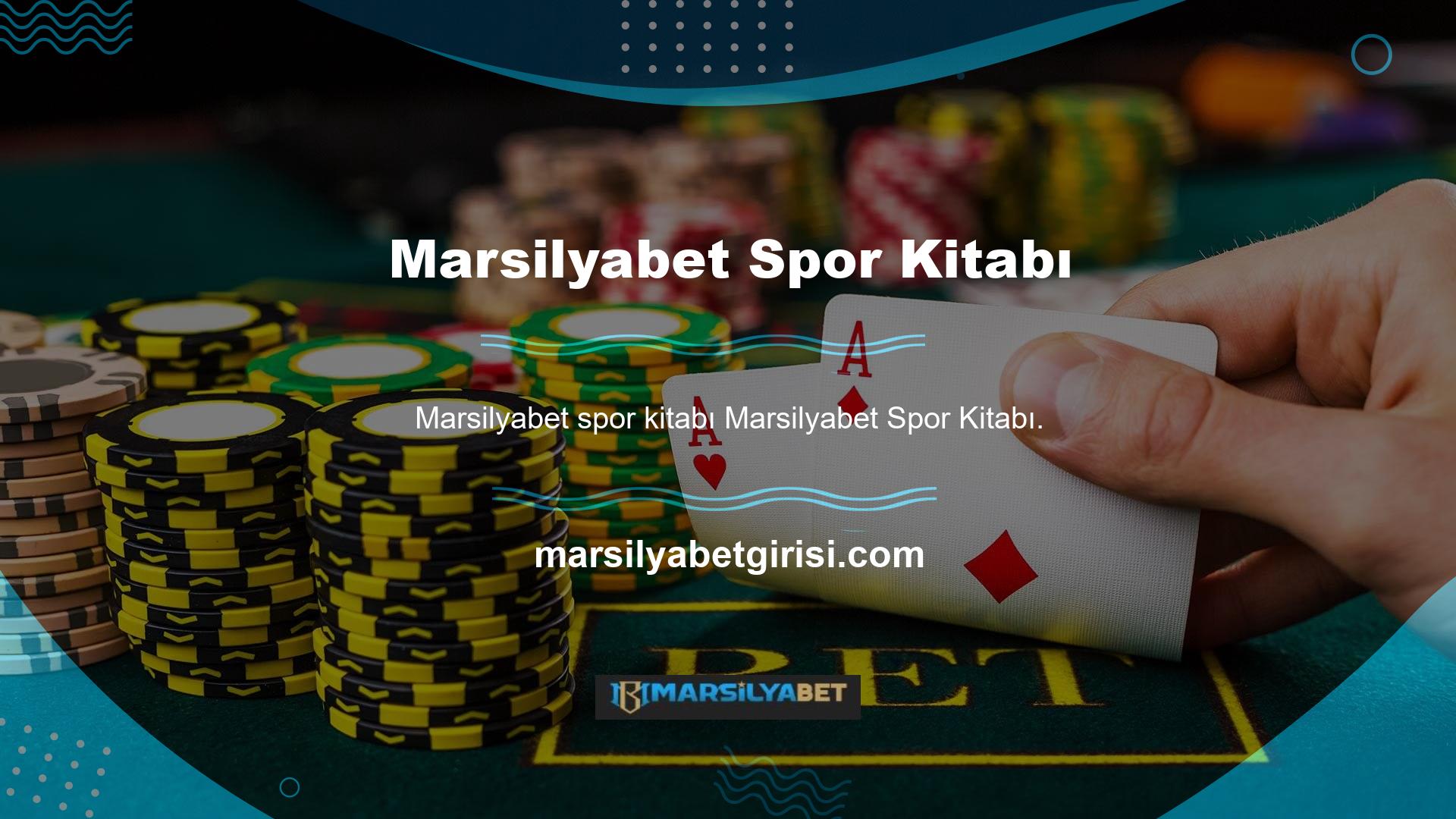 Marsilyabet spor kitabı ve web sitesinin hizmetlerini sürekli olarak incelediğimiz için, futbol, "basketbol," hentball, "ragbi, beyzbol, hokey, voleybol, tenis, masa tenisi ve diğer sporlar